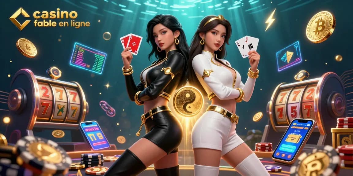 Engage in thrilling gameplay with a casino fiable en ligne featuring a dynamic scene of competitive Asian female gamblers.