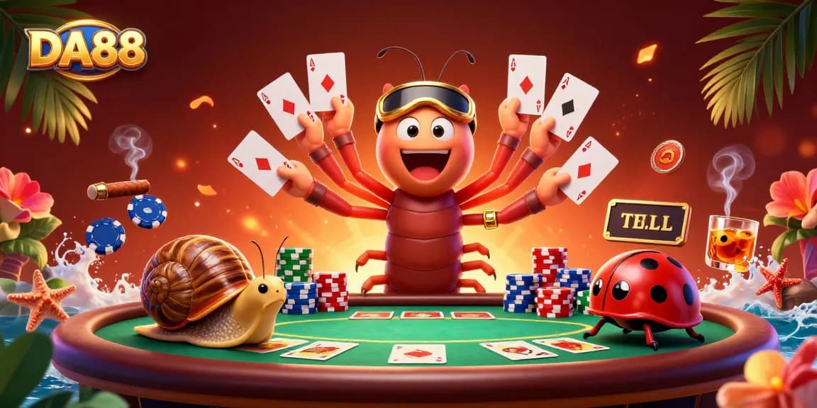 Engage with DA88’s vibrant poker scene featuring dynamic characters and rich game elements.