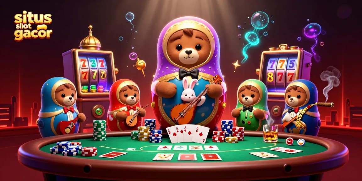 Experience the excitement of situs slot gacor with vibrant 3D casino characters and dynamic game elements.