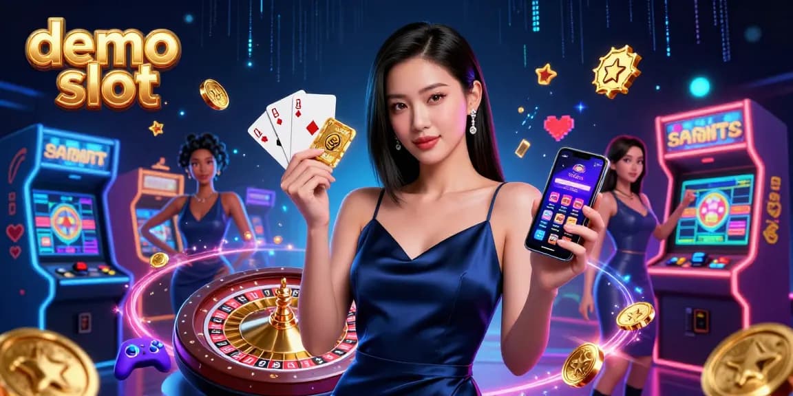 Play demo slot games with stunning visuals and unlimited fun in a rich casino setting.