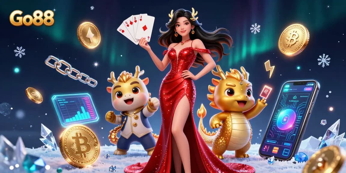 Play thrilling casino games and win at Go88 with vibrant characters and dazzling visuals.