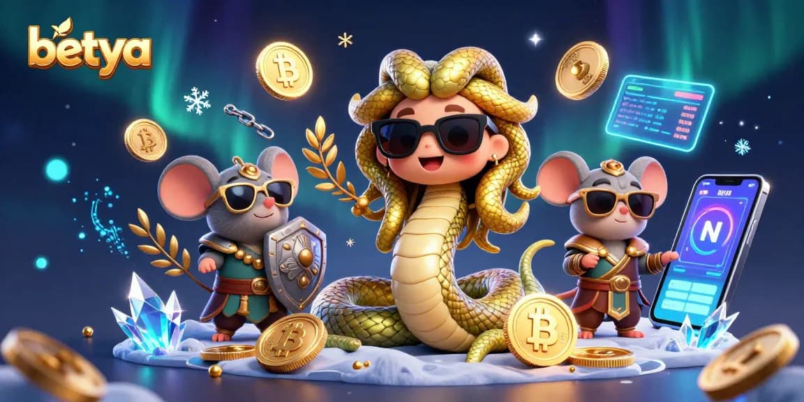 Experience the thrill of betting with betya's vibrant casino illustration featuring Greek mythology characters.