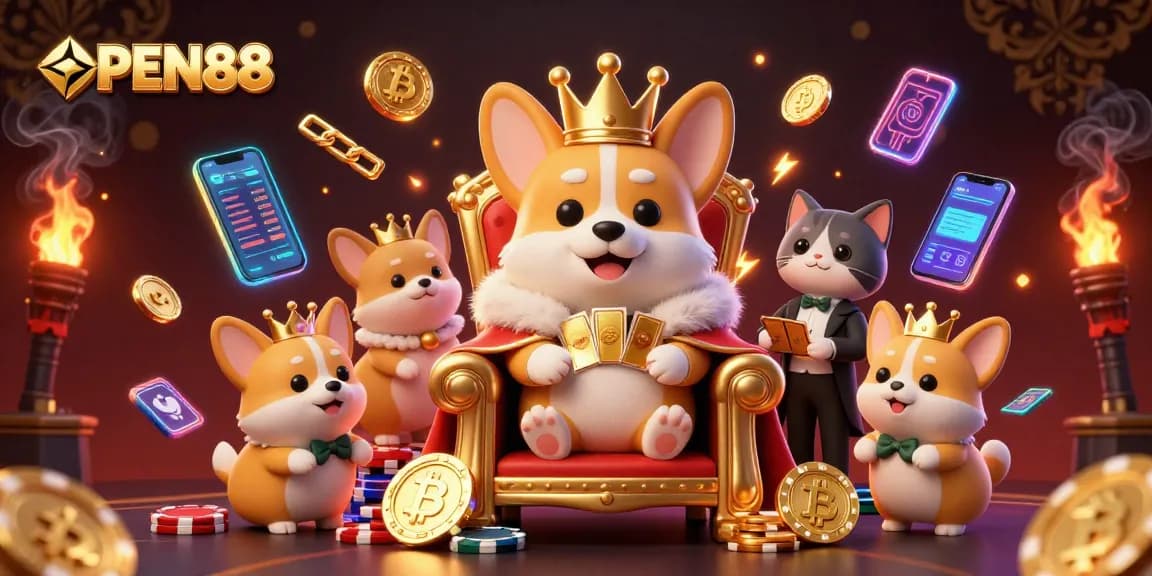 Experience thrilling gameplay at OPEN88 with engaging characters amidst a vibrant casino atmosphere.