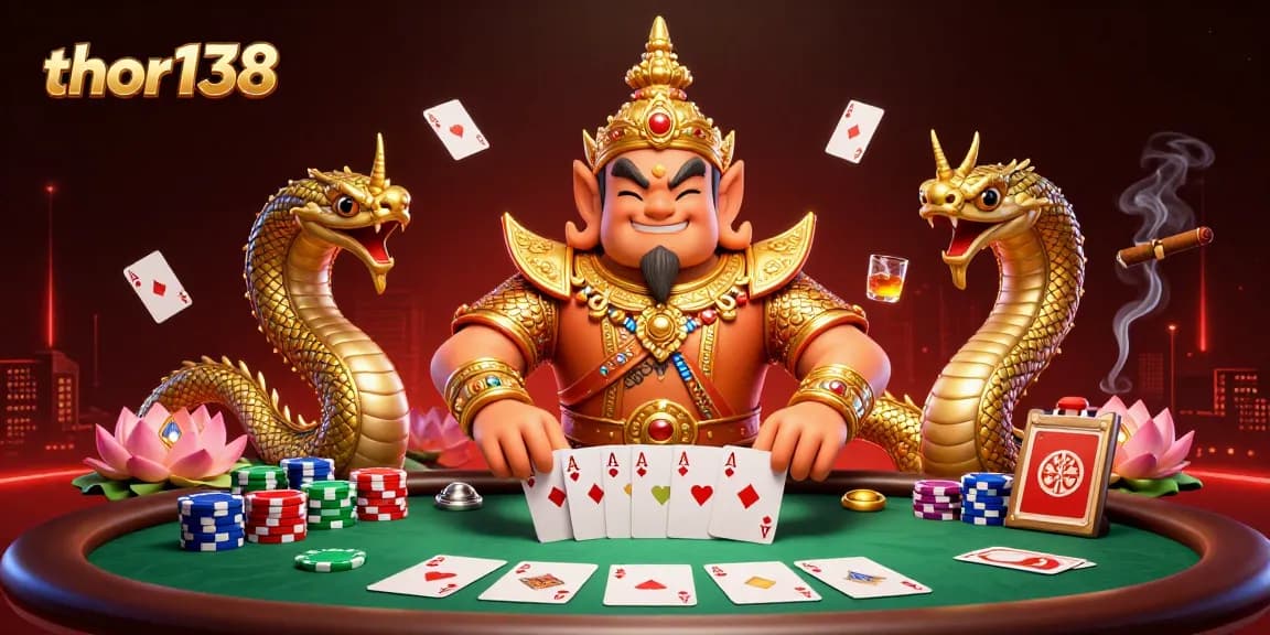 Mainkan thor138 di kasino dengan permainan poker yang mengesankan dan penjudi berpengalaman.