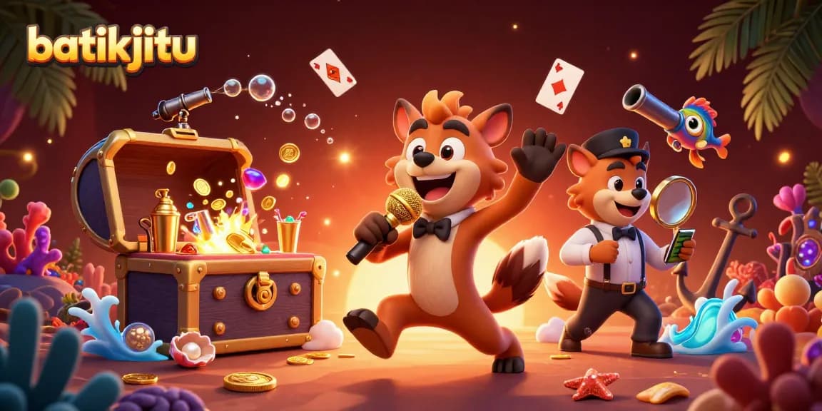 batikjitu menarik perhatian dengan kasino komedi fitur hewan hyena dan perhiasan perairan