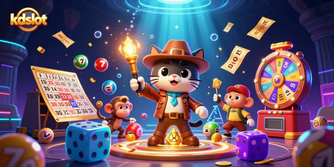 Engage with kdslot's thrilling casino adventure through colorful slot reels and vibrant gameplay elements.