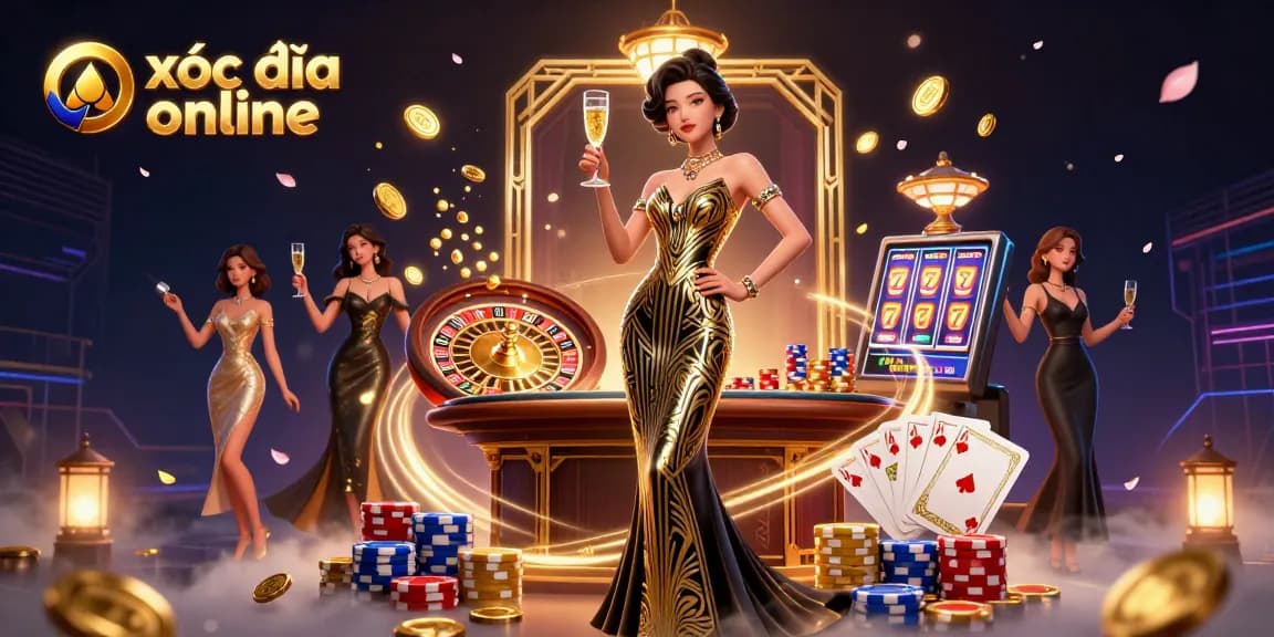 Play xóc đĩa online with opportunities for big wins surrounded by glamour and joy.