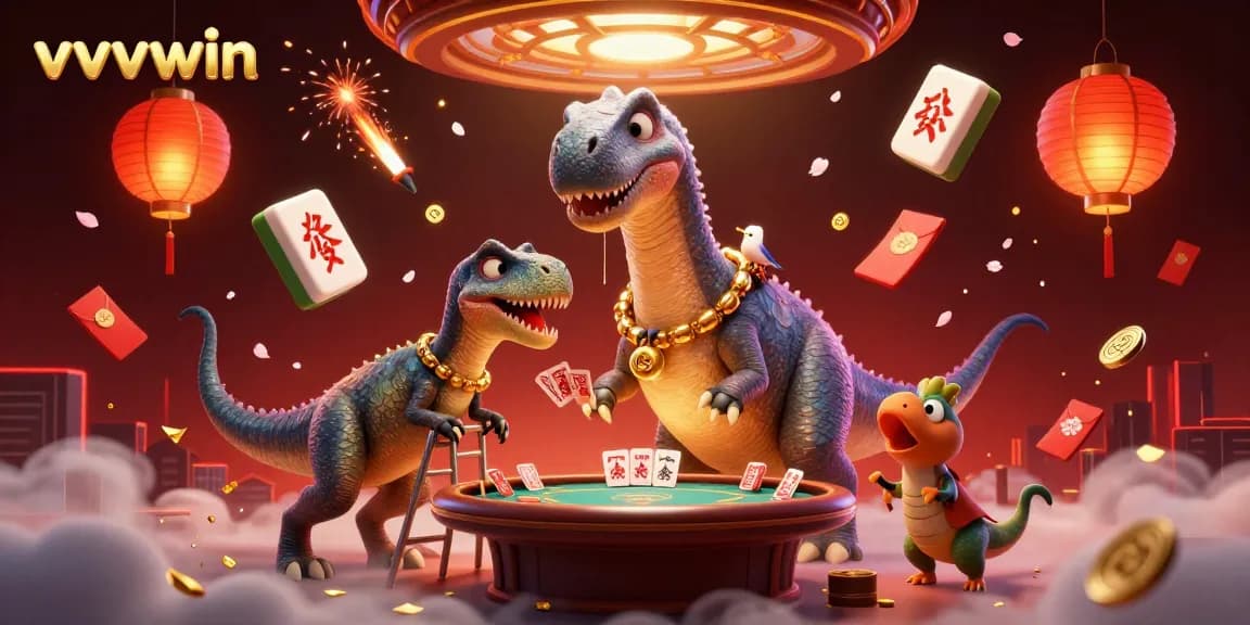 Experience thrilling action with vvvwin in this vibrant casino illustration featuring dynamic characters and game elements.
