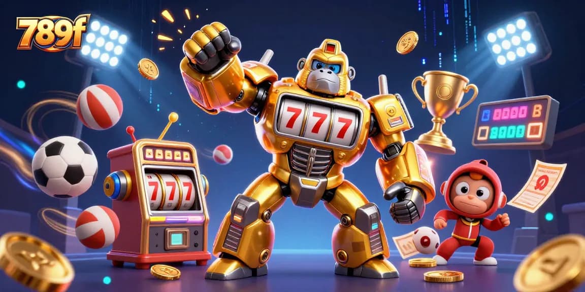 Experience thrilling wins at 789f with dynamic casino and sports elements in a vibrant 3D scene