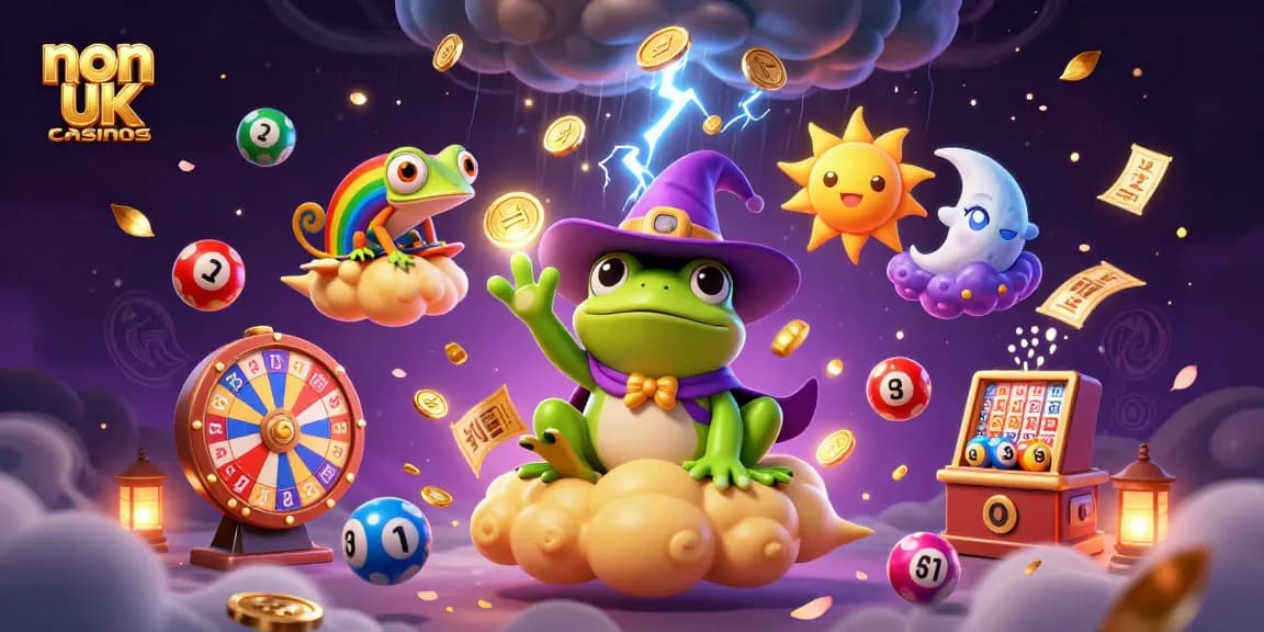 Engage with top non UK casinos through a vibrant storm of golden coins and dynamic game elements.