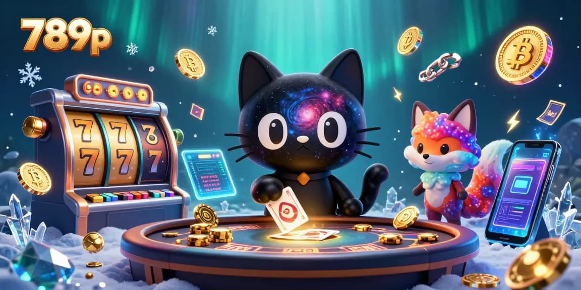 Engage in thrilling gameplay at 789p with vibrant casino scenes, winning jackpots, and digital currency.