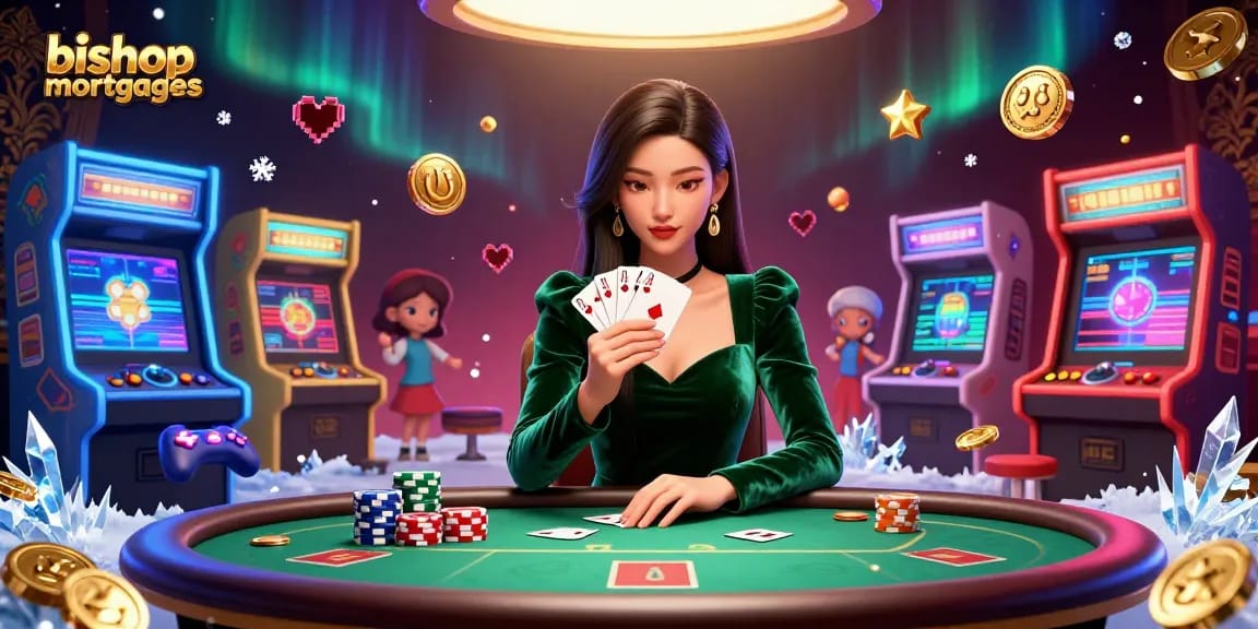 Experience thrilling games at bishopmortgages with our stunning poker scene, showcasing strategic play.