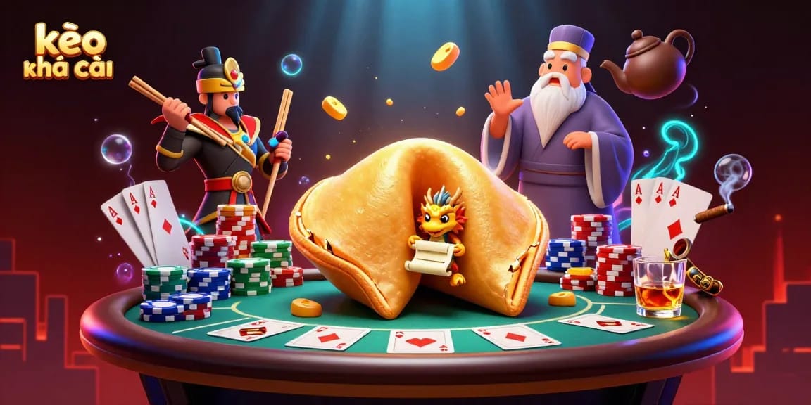 Engage in the thrilling realm of kèo nhà cái with a vibrant, dynamic casino scene filled with unique characters and elements.