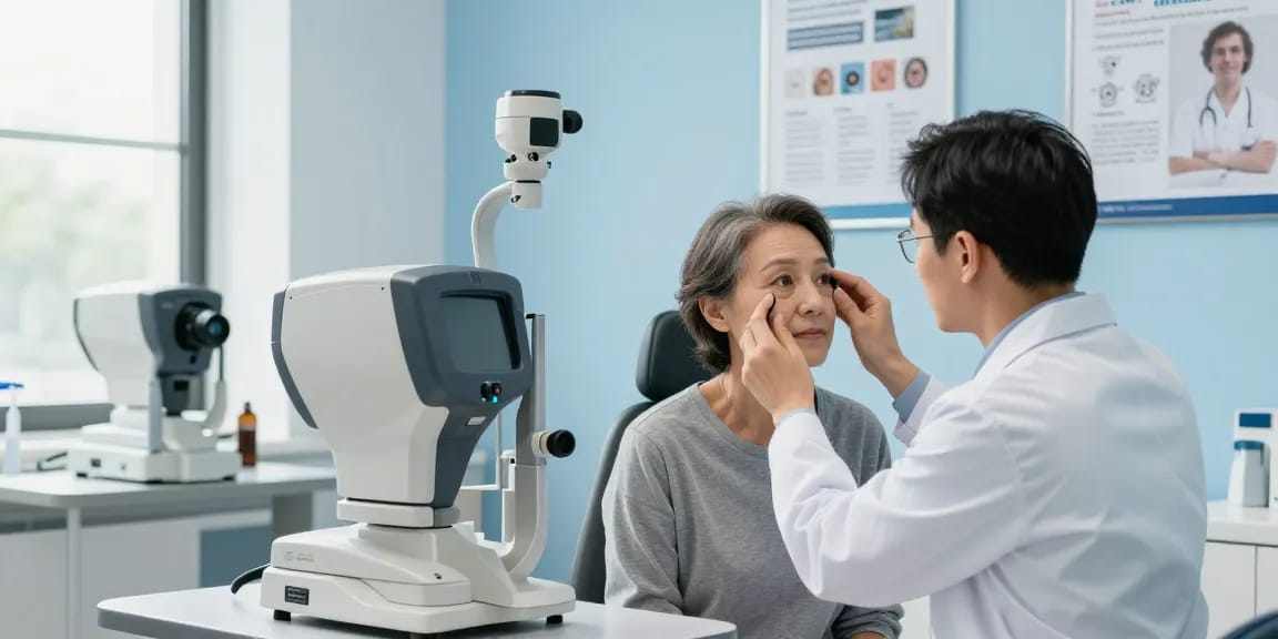 Professional consultation on vision correction at SNU Eye Clinic, showcasing personalized eye care.