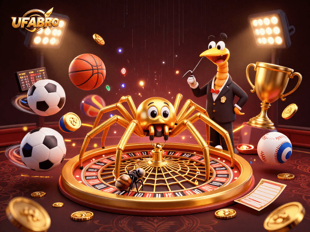 UFABRO offers thrilling sports betting with vibrant elements and a dynamic casino atmosphere.