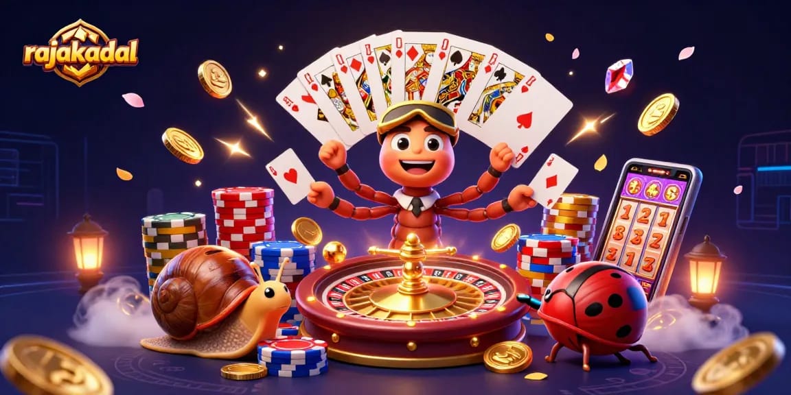 Ciptakan kemenangan besar dengan rajakadal, dealer milipede 3D mengatur permainan kartu yang menarik.