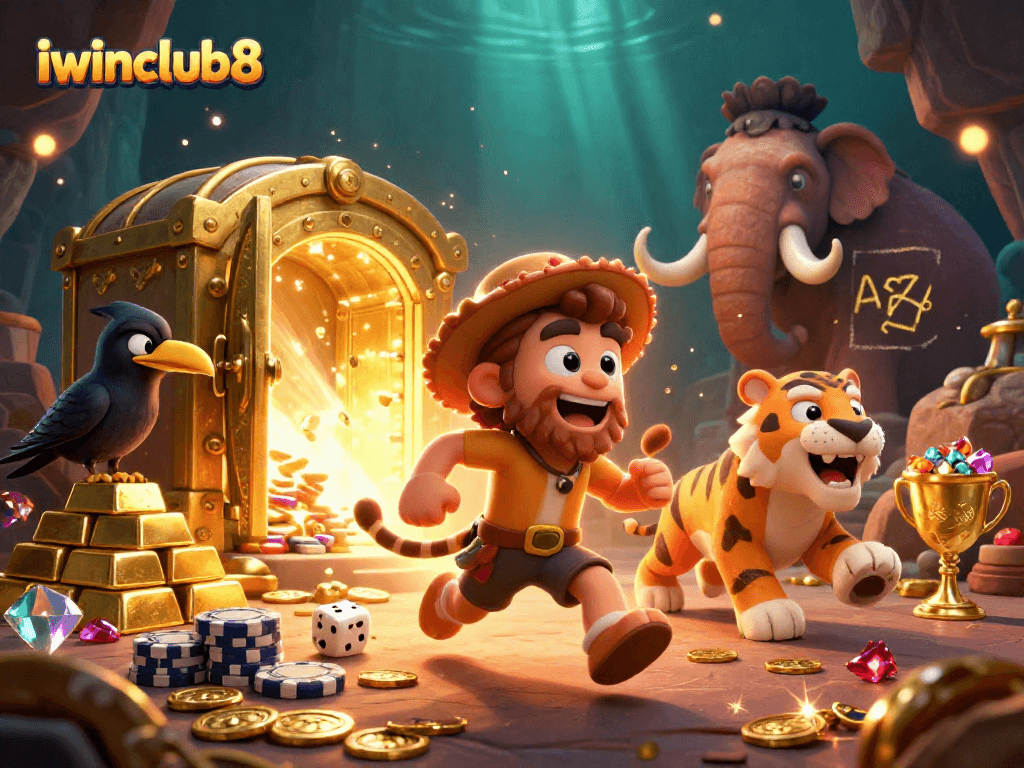 Win big at iwinclub8 with a cartoon caveman casino filled with treasures and enchanting gameplay.