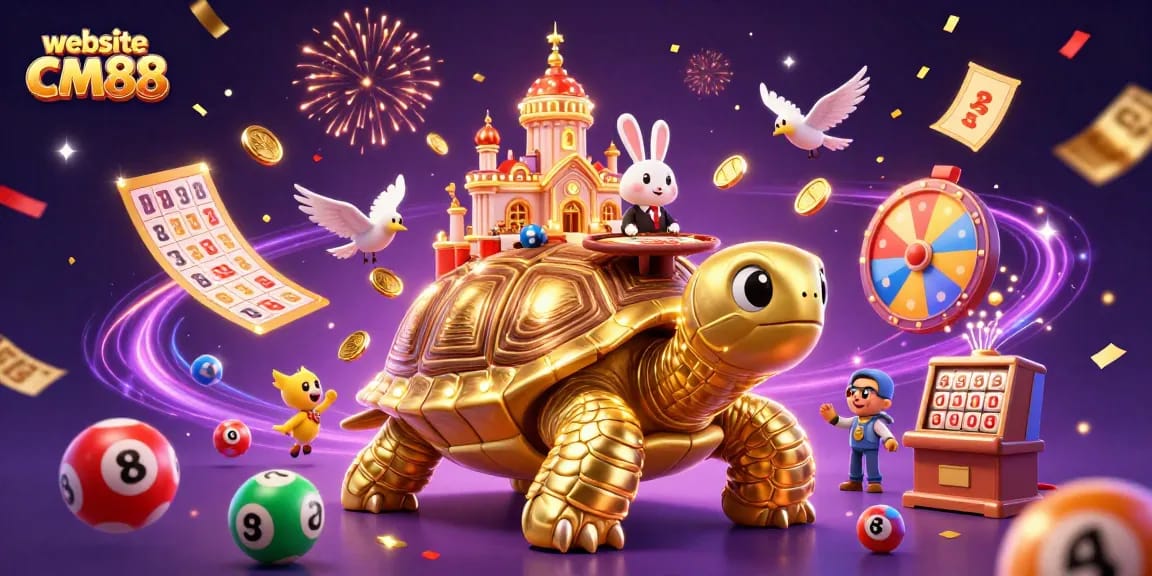 Engage with exciting games on the website cm88 featuring dynamic casino activities and vibrant illustrations.