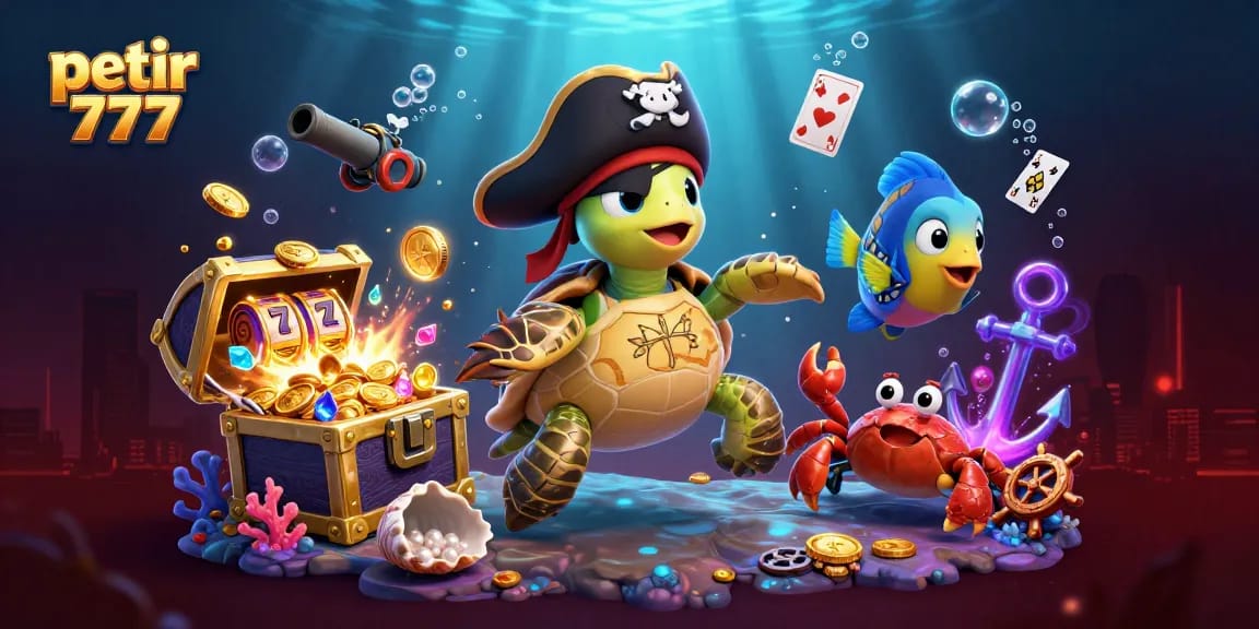 Experience thrilling gaming action with petir 777's vibrant underwater adventure featuring engaging characters and slot elements.