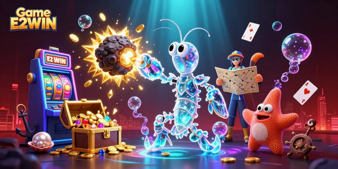 Experience thrilling adventures with Game E2WIN, unlocking treasures and winning rewards.