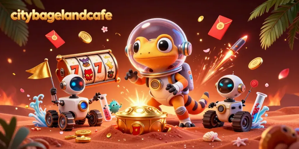 citybagelandcafe mengungkap keseruan slot dan kemenangan dalam ilustrasi 3D penuh warna.