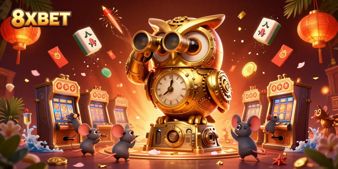 Engage with thrilling casino excitement at 8XBET while exploring dynamic cartoon characters amidst vibrant visuals.