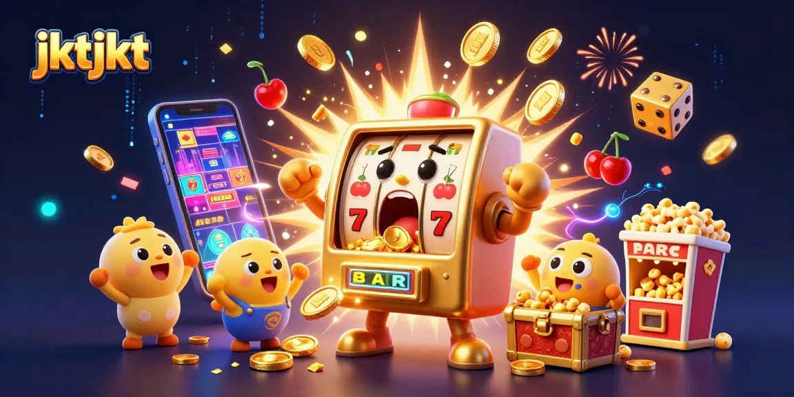 JKTJKT menghadirkan keseruan jackpot dengan mesin slot emas dan koin berlimpah, serta permainan yang seru.