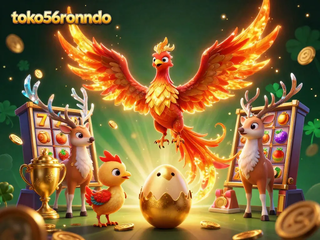 Menangkan jackpot di toko56ronaldo dengan tampilan fantastis dari phoenix dan simbol keberuntungan!