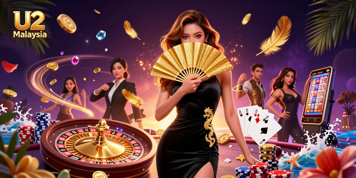 Engage in exhilarating gaming with U2 Malaysia's stunning slot games and live casino experiences.