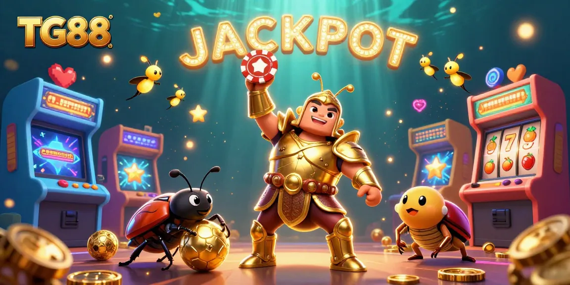 Engage in winning strategies with TG88 themed illustration featuring fun casino elements