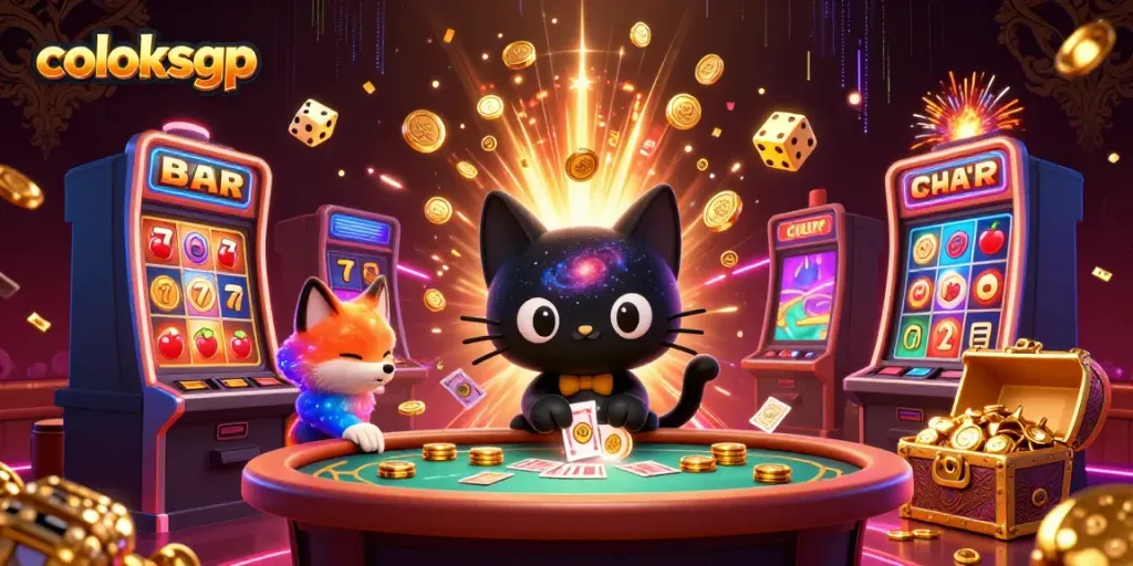 Menangkan chip emas dengan coloksgp di kasino digital yang megah dan penuh warna.