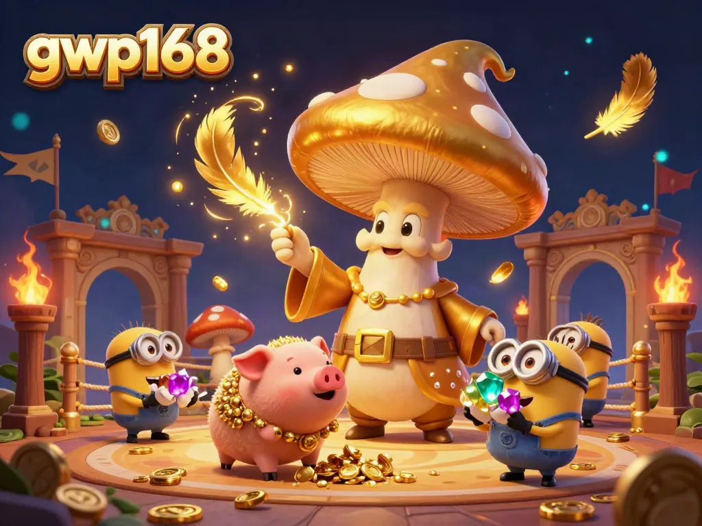 GWP168 menghadirkan momen permainan slot gacor yang seru dengan wizard, koin emas, dan ikatan tema magis.