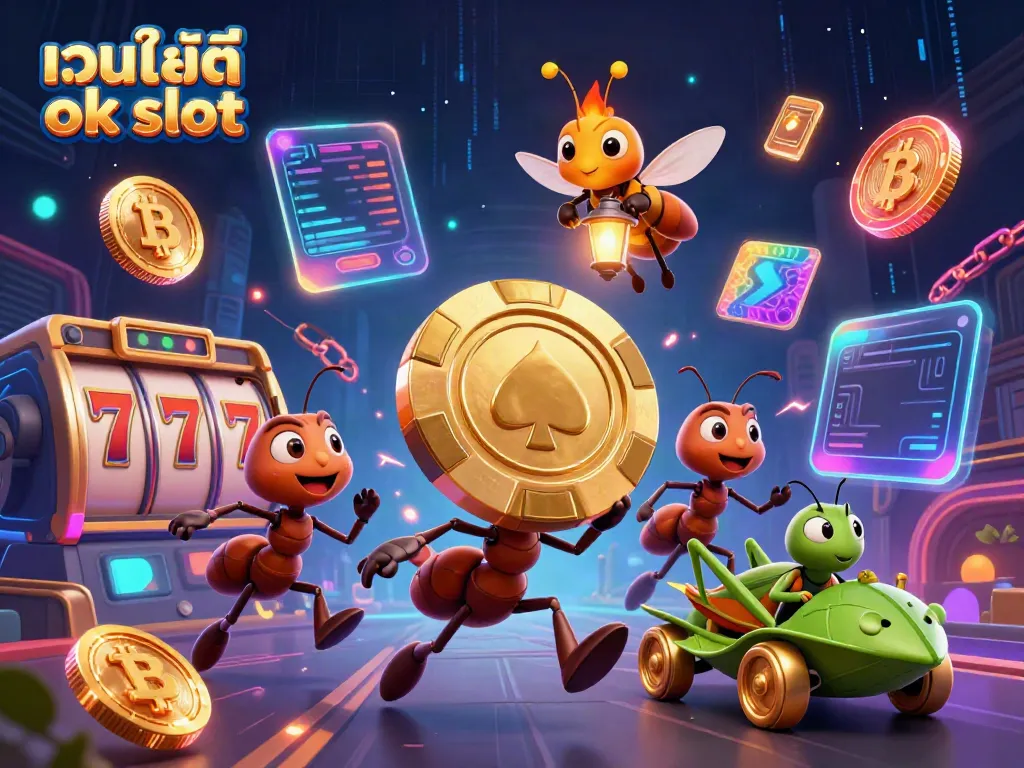 สนุกกับเกมส์สล็อตออนไลน์จาก เว็บไซต์ ok slot พร้อมร่วมสร้างประสบการณ์ที่น่าตื่นเต้น