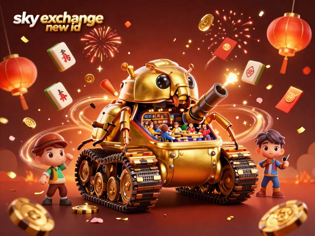 Engage in thrilling gaming with the sky exchange new id on a vibrant, colorful 3D casino scene.