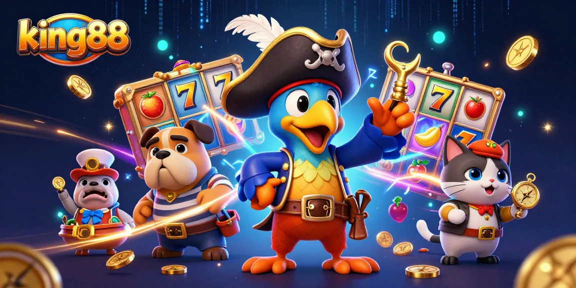Experience thrilling wins at king88 with vibrant slot games and engaging characters in action.