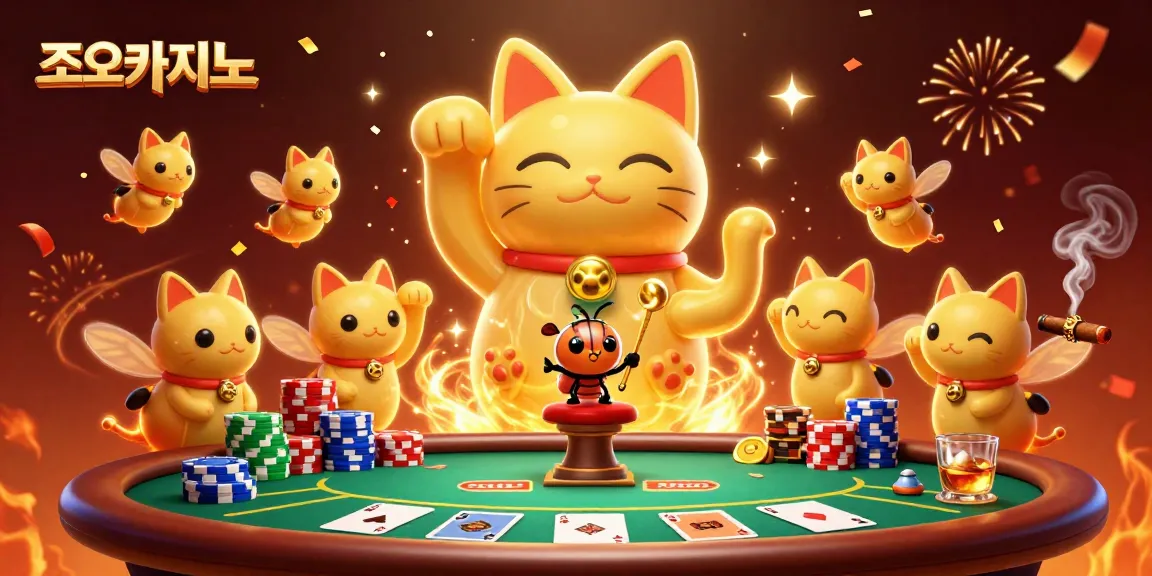 Experience thrilling gameplay at 조이카지노 with captivating casino symbols and vibrant visuals.