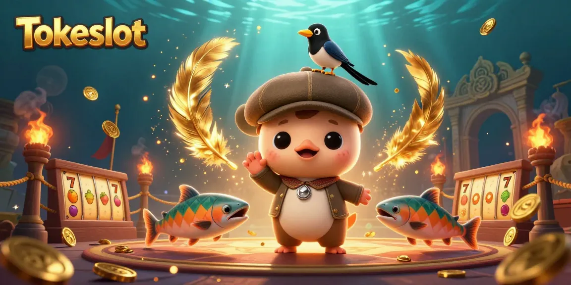 Tokeslot unleashes thrilling slot adventures featuring playful characters and dynamic casino elements.