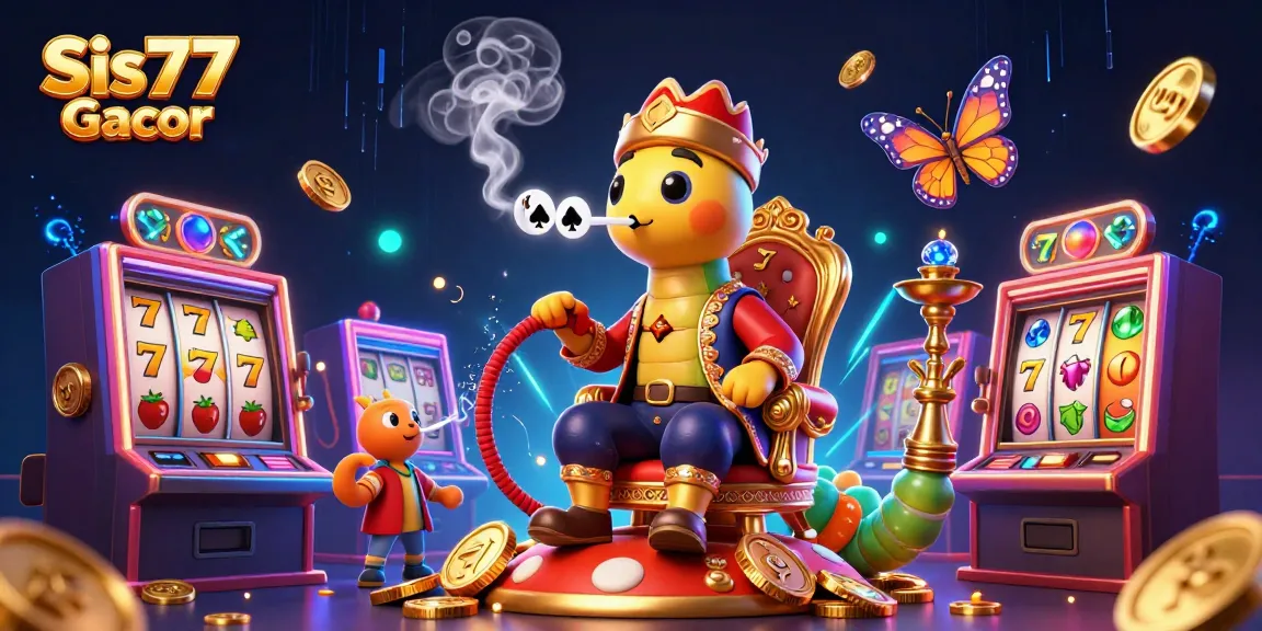 Permainan slot dan jackpot terbaik di Sis77 Gacor, menampilkan simbol buah dan 7 keberuntungan.