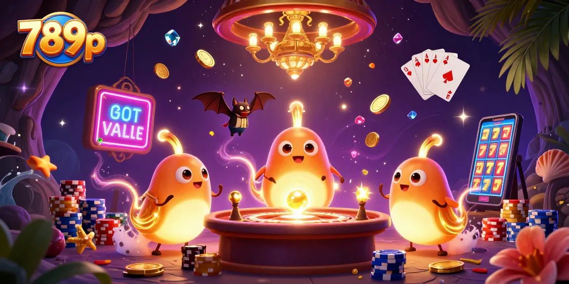 Experience thrilling games at 789p's vibrant underground casino with glowing glowworms.