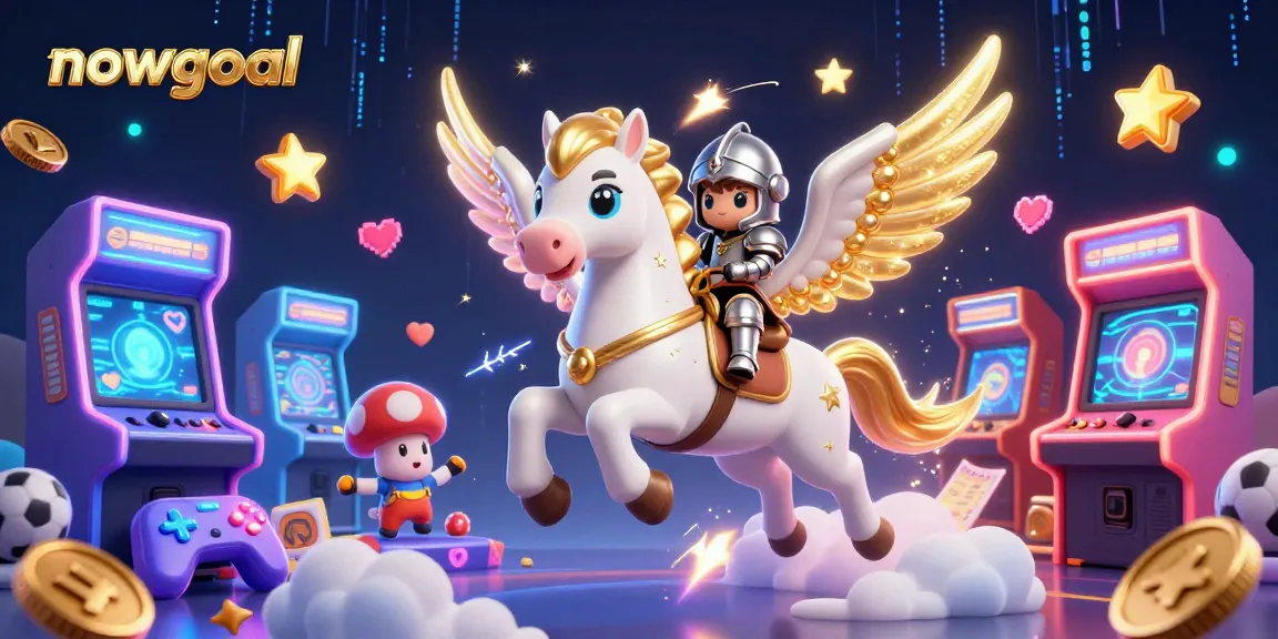 Engage with nowgoal's thrilling sports betting scene featuring a celestial horse and knight.