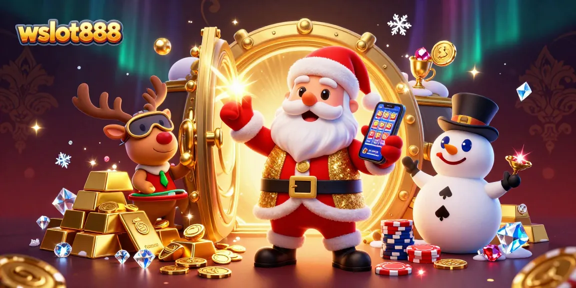 Menangkan jackpot besar di wslot888 dengan Santa Claus beraksi di kasino mewah.