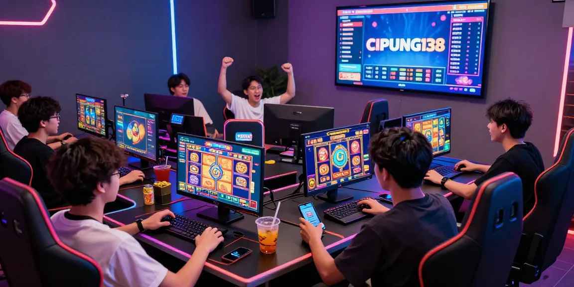 Pengalaman bermain slot gacor online di CIPUNG138 dengan suasana ceria dan pemain antusias.