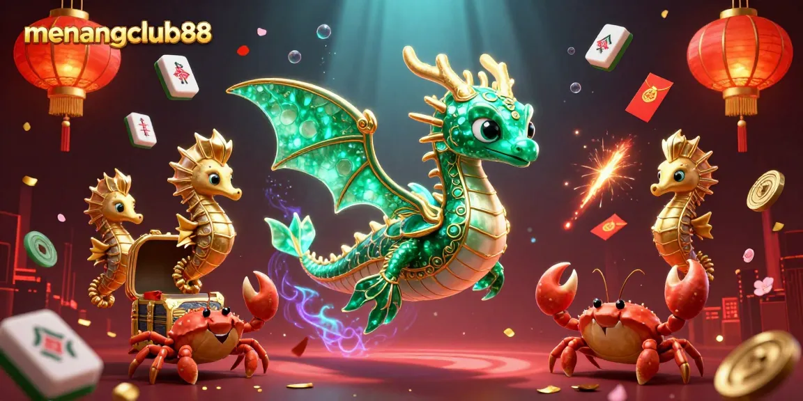 Experience the excitement of menangclub88 with a vibrant underwater casino scene featuring mystical elements.