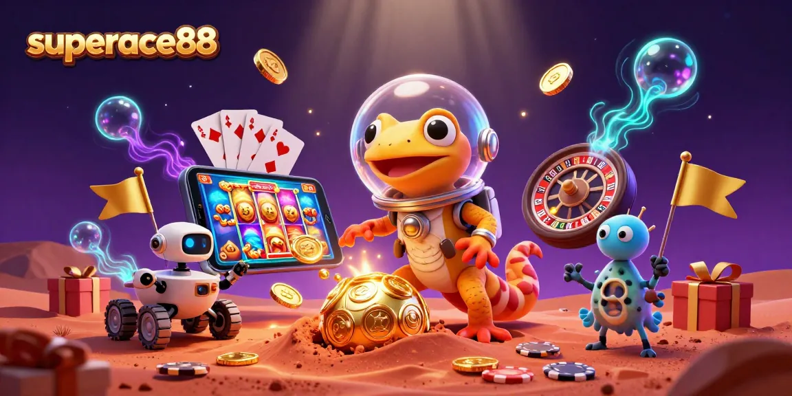 Experience thrilling gameplay with superace88 at a vibrant Martian casino adventure with unique gaming elements.