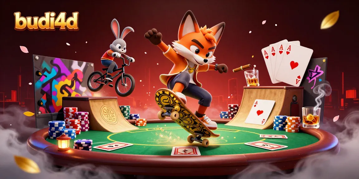 Experience thrilling gaming at budi4d with vibrant casino elements and dynamic characters.