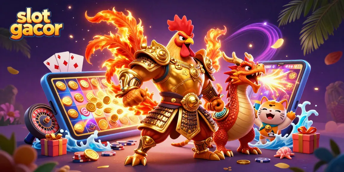 Menangkan slot gacor dengan karakter berani dan elemen kasino yang meriah.