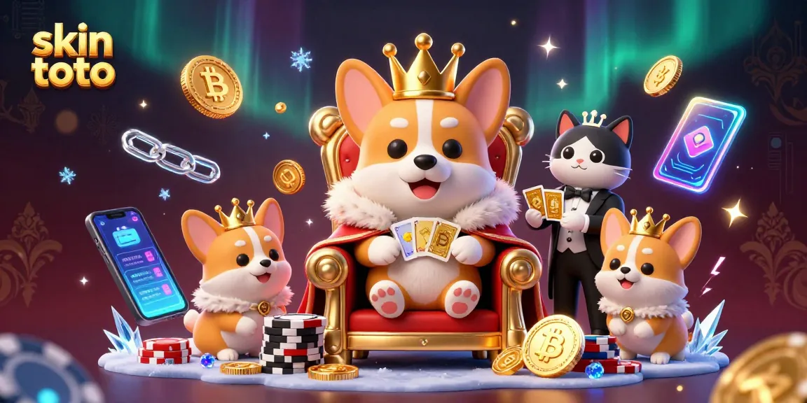 Bermain skin toto dengan corgi kerajaan, pelayan kucing, dan elemen kasino yang mengesankan.